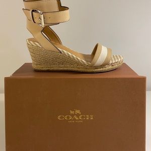 Coach espadrilles wedge sandal